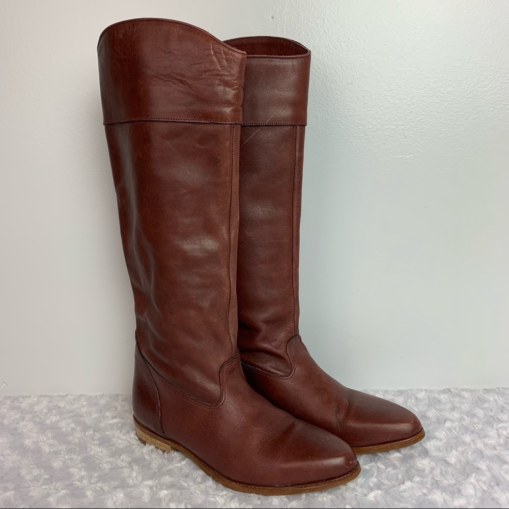 Frye Vintage Made in the U.S.A. Tall Leather Boots
